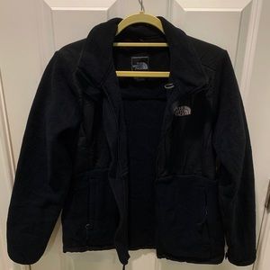 Black North Face Zip Up Jacket